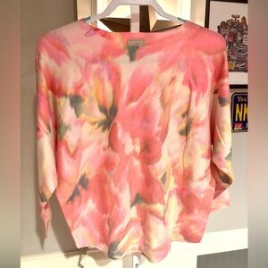 Sioni Floral Dolman Sweater Size Medium